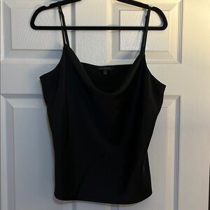 Banana Republic Black Satin Camisole Tank Top